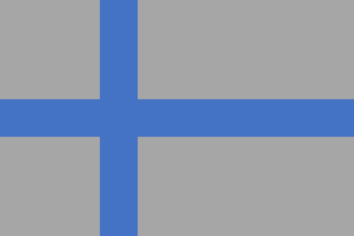 Nordic Cross in a flag